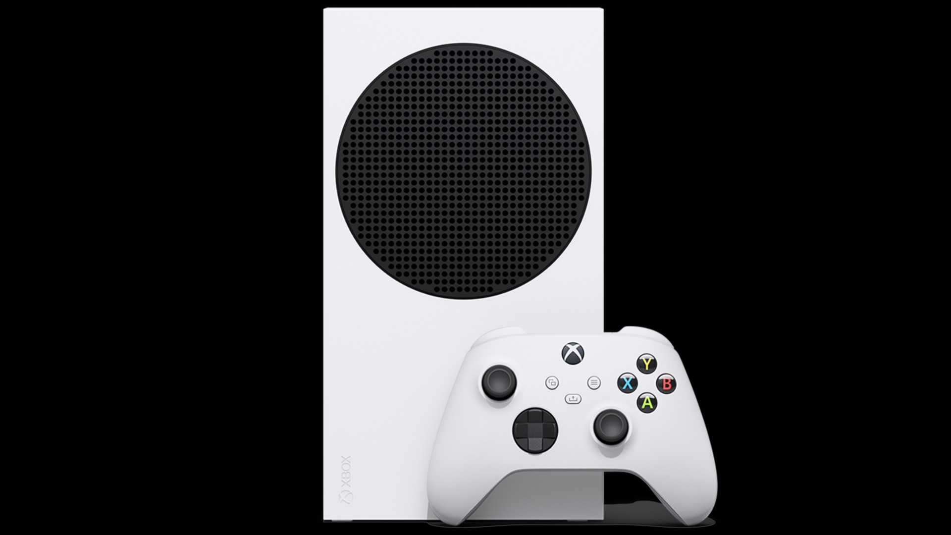 Xbox Series S Official Image Showing Front with controller