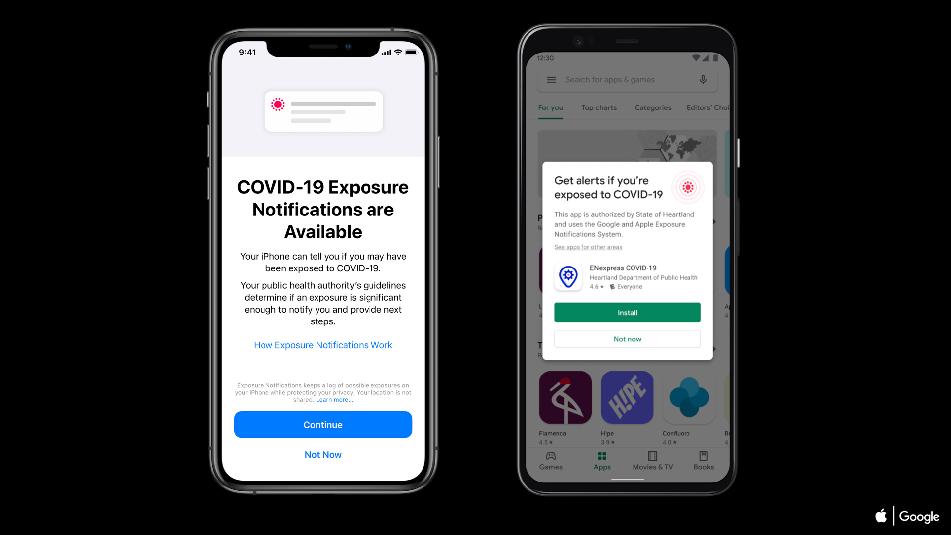 covid 19 exposure notifications express android ios iphone