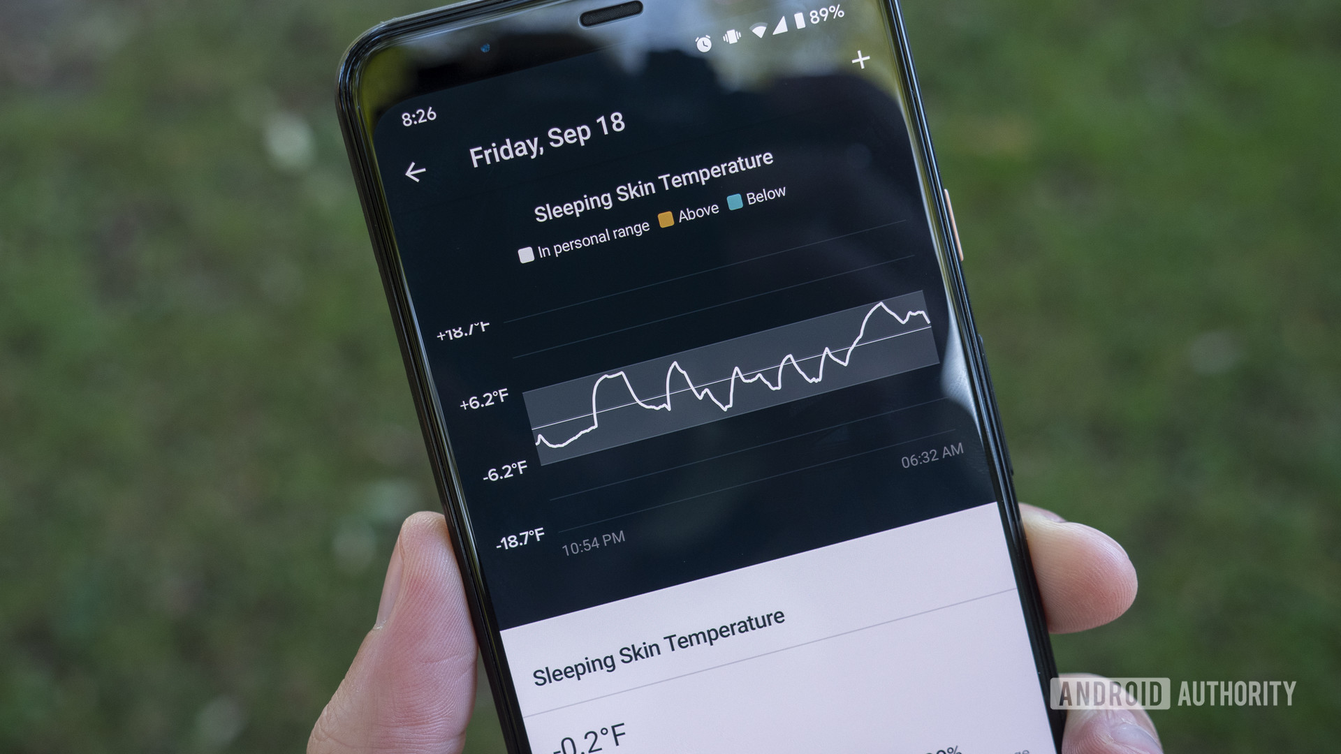 fitbit sense review fitbit app skin temperature1