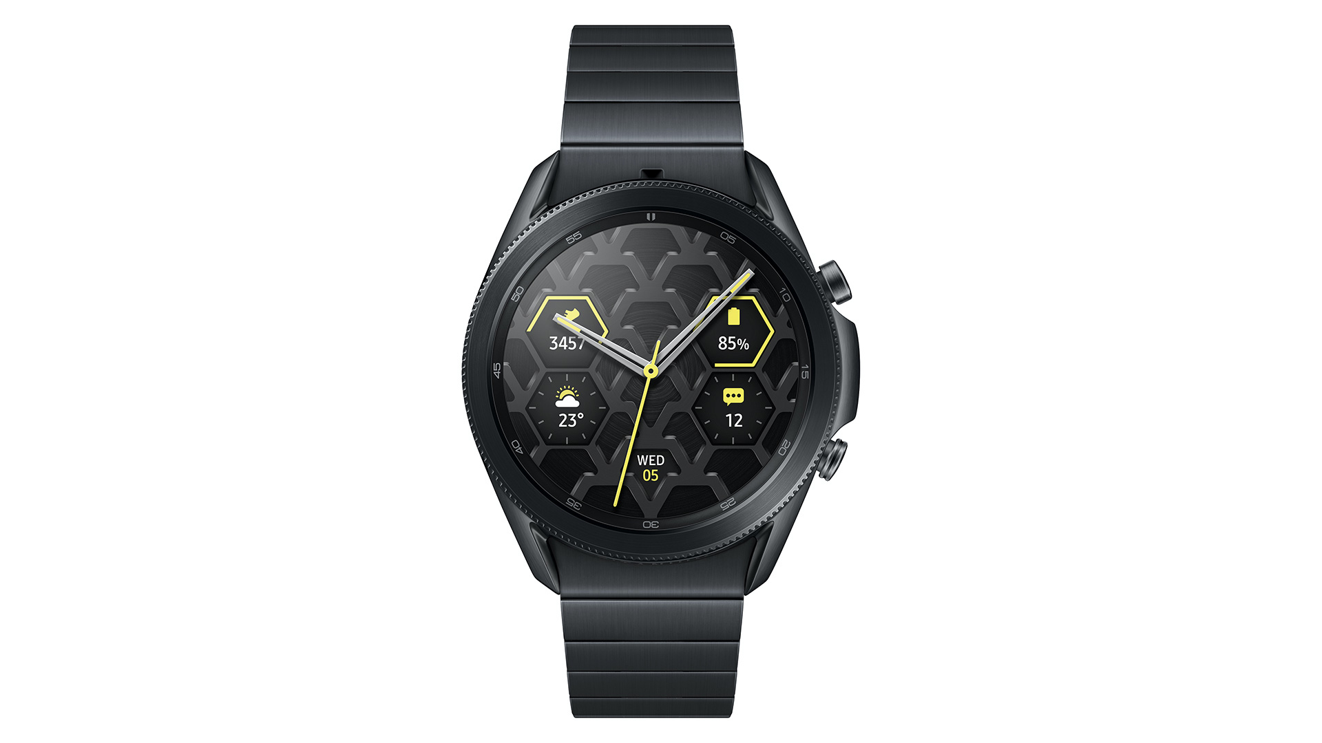 samsung galaxy watch 3 titanium front