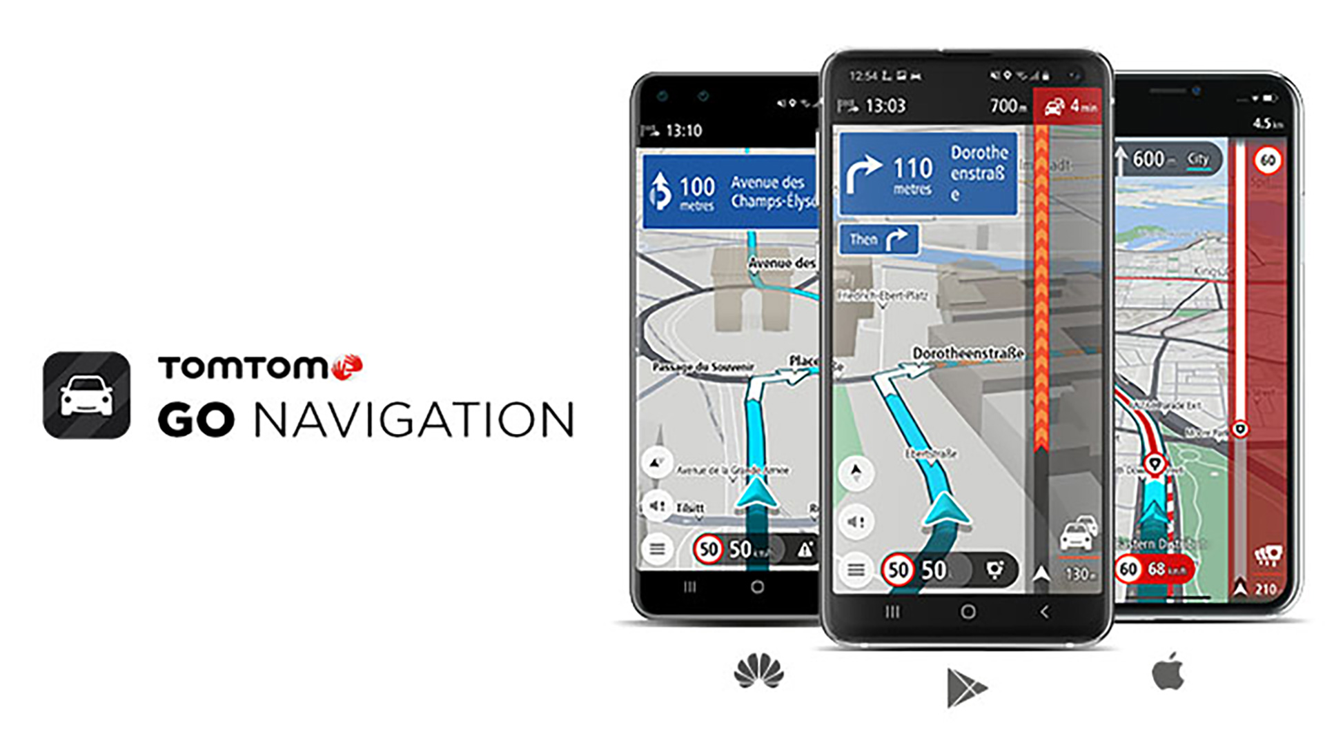 tomtom go huawei android ios