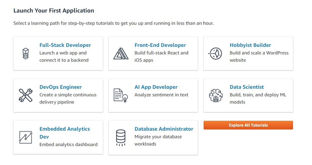 AWS tutorials