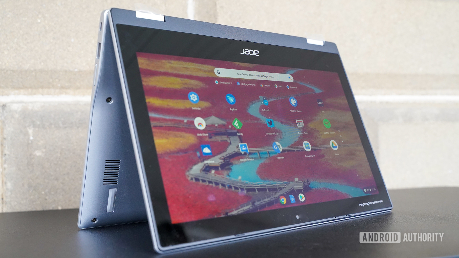 Acer Chromebook Spin 311 tent profile