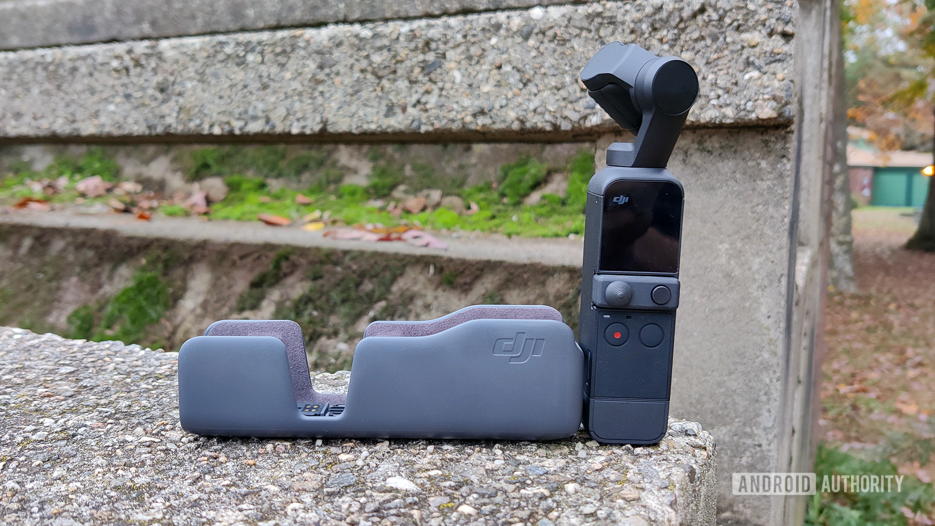 DJI Pocket 2 Review next to carrying case