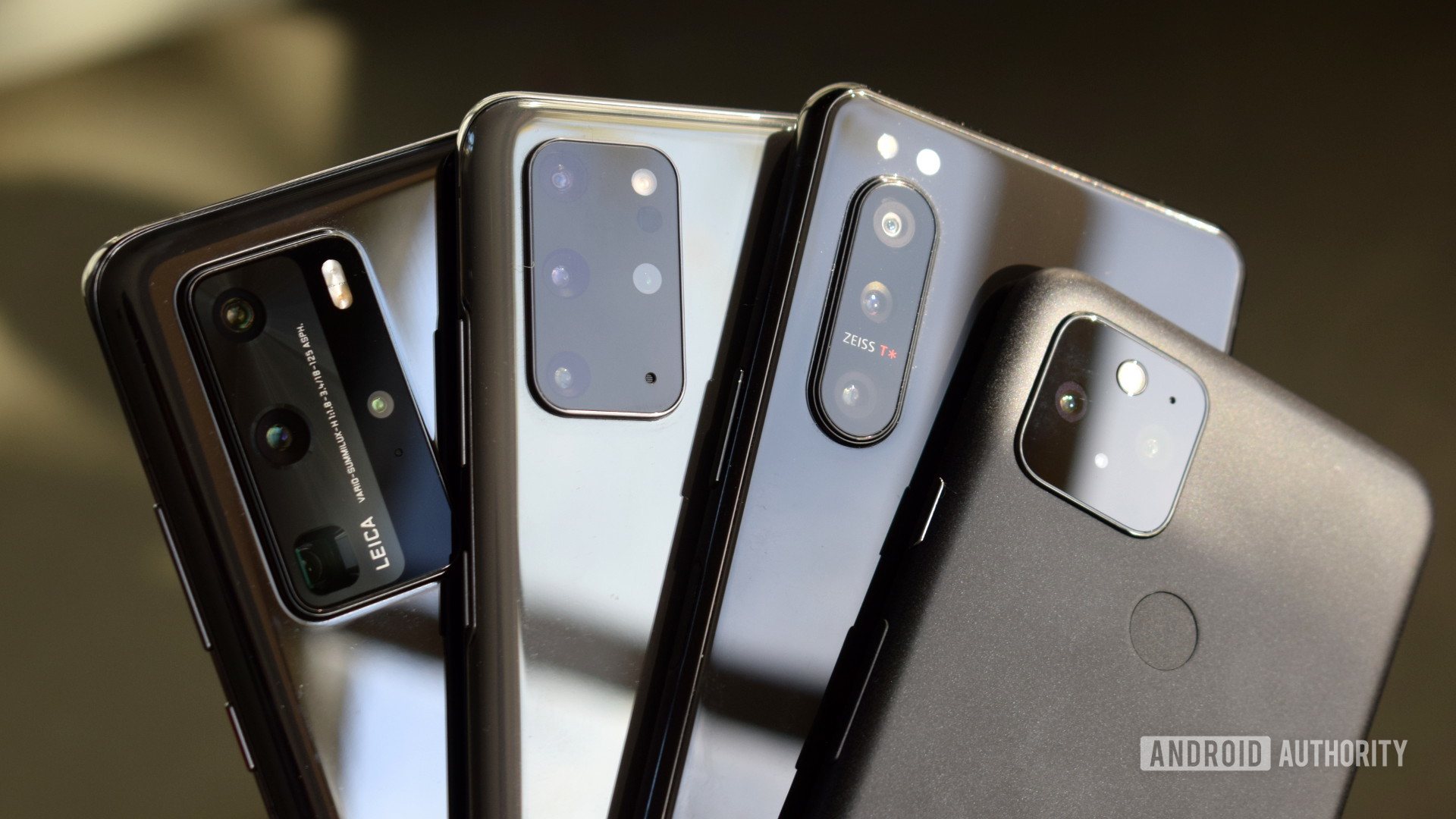 Google Pixel 5 vs HUAWEI P40 Pro vs Sony Xperia 5 II vs Samsung Galaxy S20 Plus