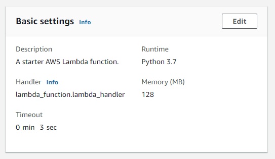 How to use AWS Lambda Configuration Settings