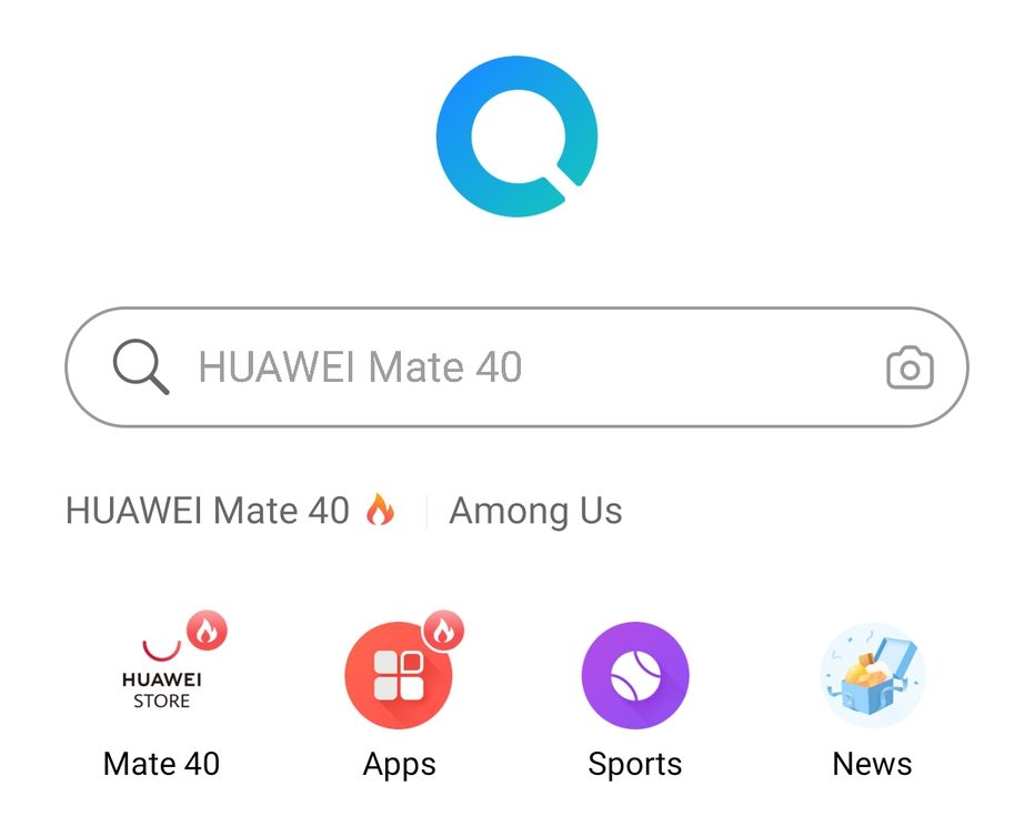 Huawei Mate 40 Pro screenshot of Petal Search