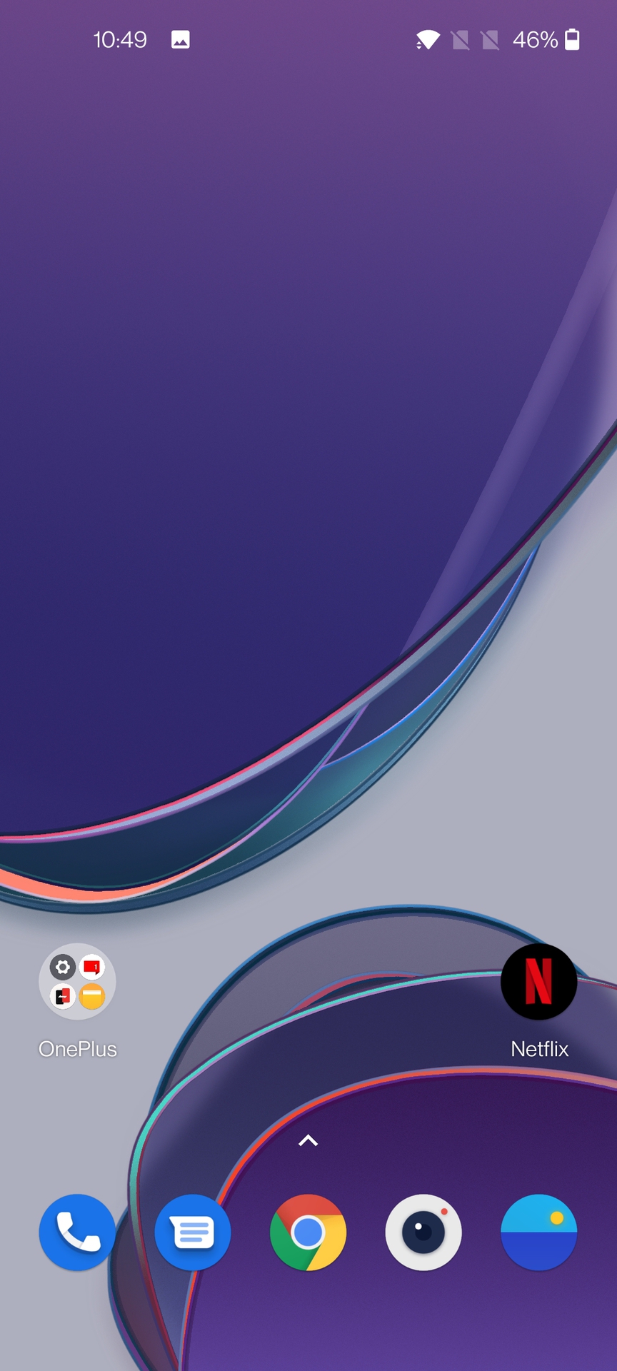 OnePlus 8T stock second home screen
