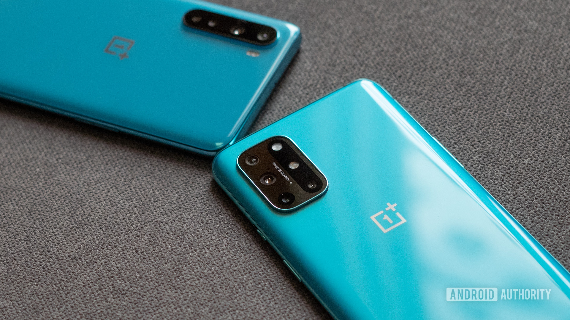 OnePlus 8T vs Nord with oneplus logo