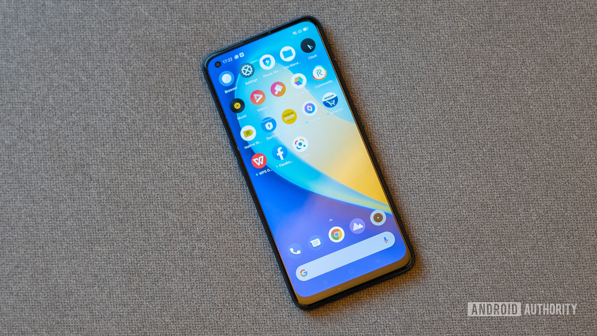 realme 7 Pro front display