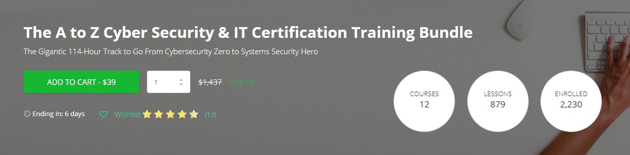 The A to Z Cyber Security IT Certification Training Bundle