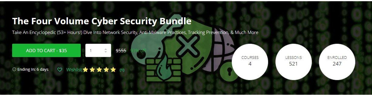 The four volume cyber security bundle