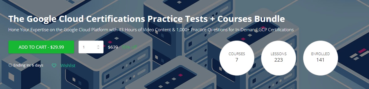 The Google Cloud Certification Practice Tests Courses Bundle