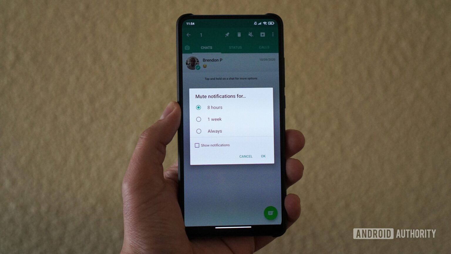 WhatsApp finally lets you mute a contact or group forever Android