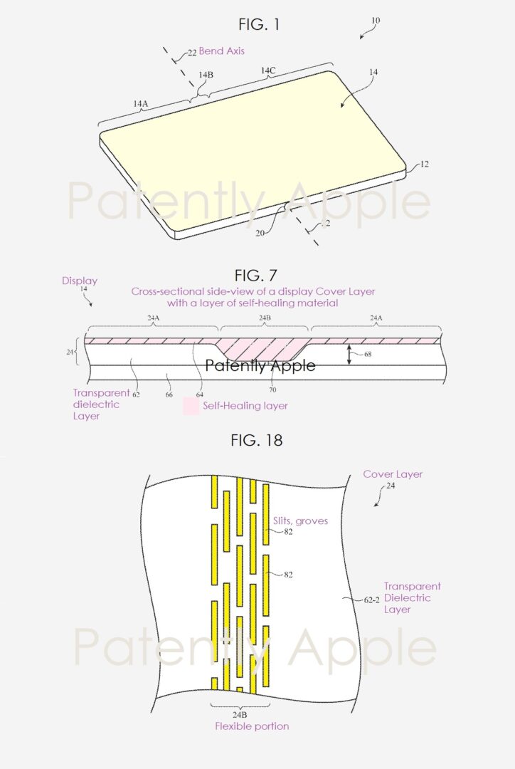 Apple is working on self-healing coatings for future foldables