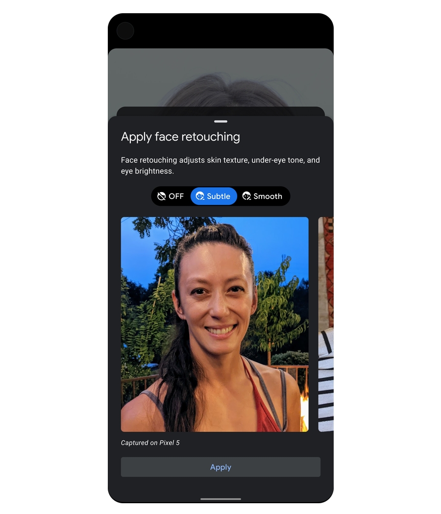 google pixel automatic face retouching selfies camera 1
