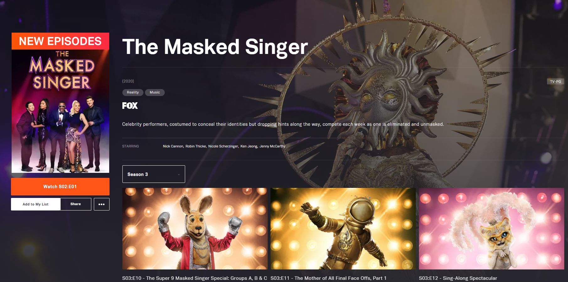 tubi masked singer