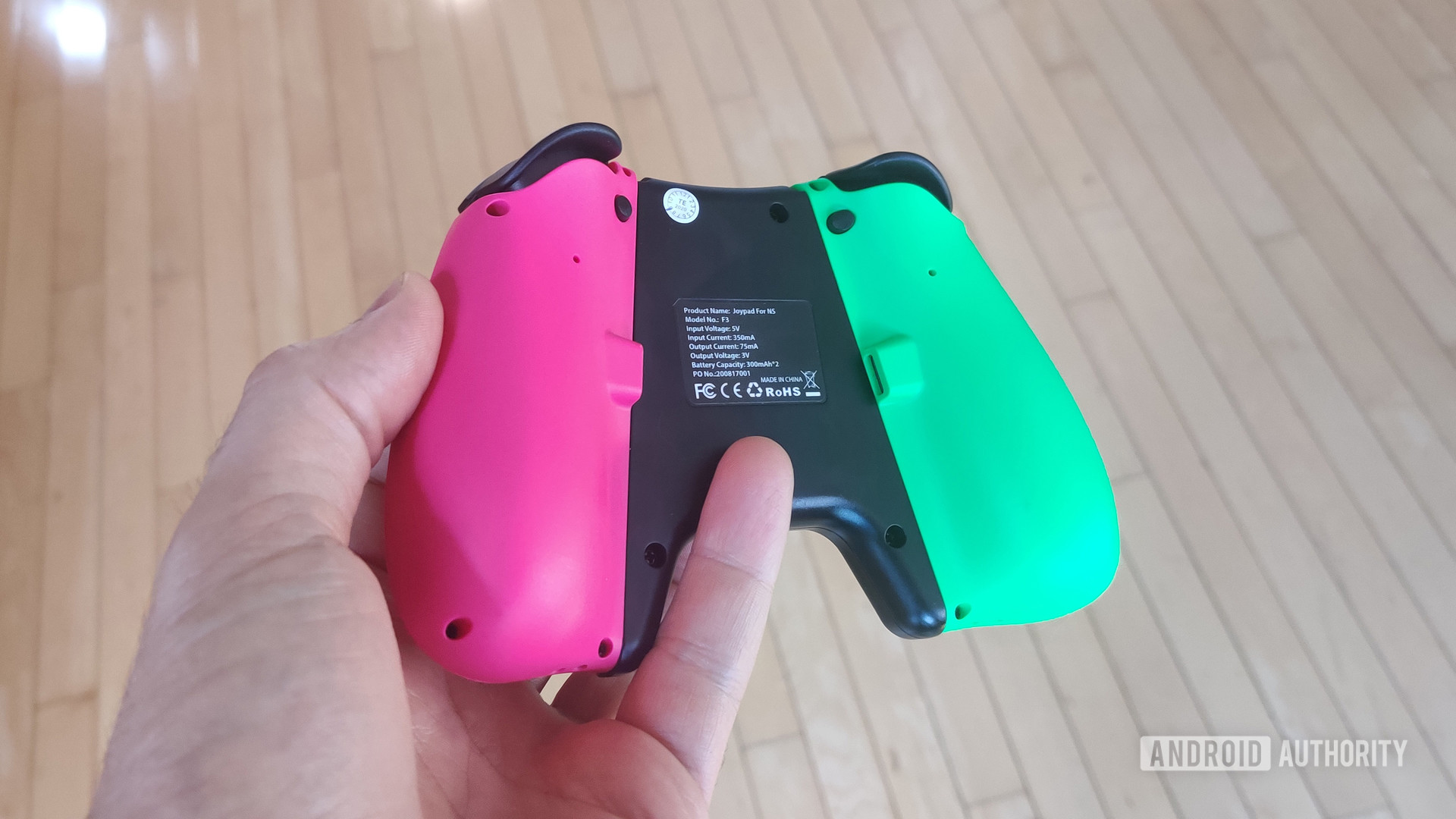 Esywen Joypad Controller for Nintendo Switch Review In Holster Back
