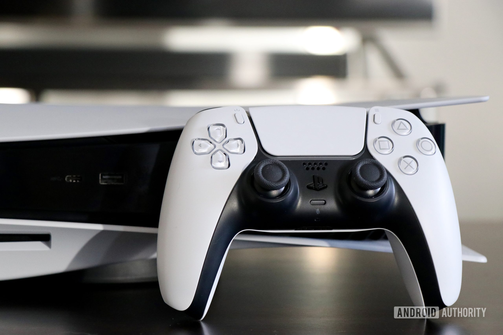 dualsense controller and PlayStation 5.