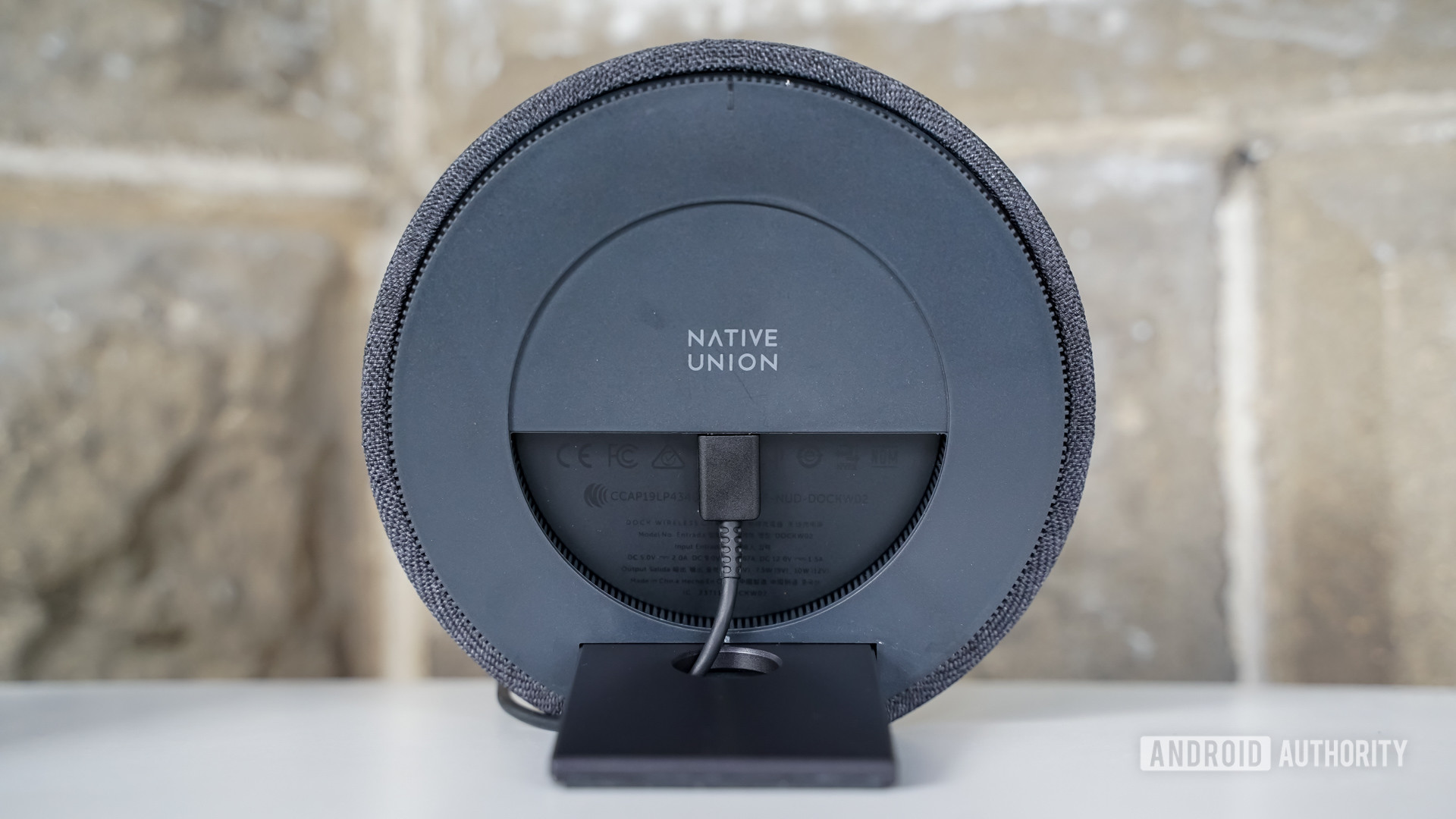 Native Union Dock Wireless Charger rear