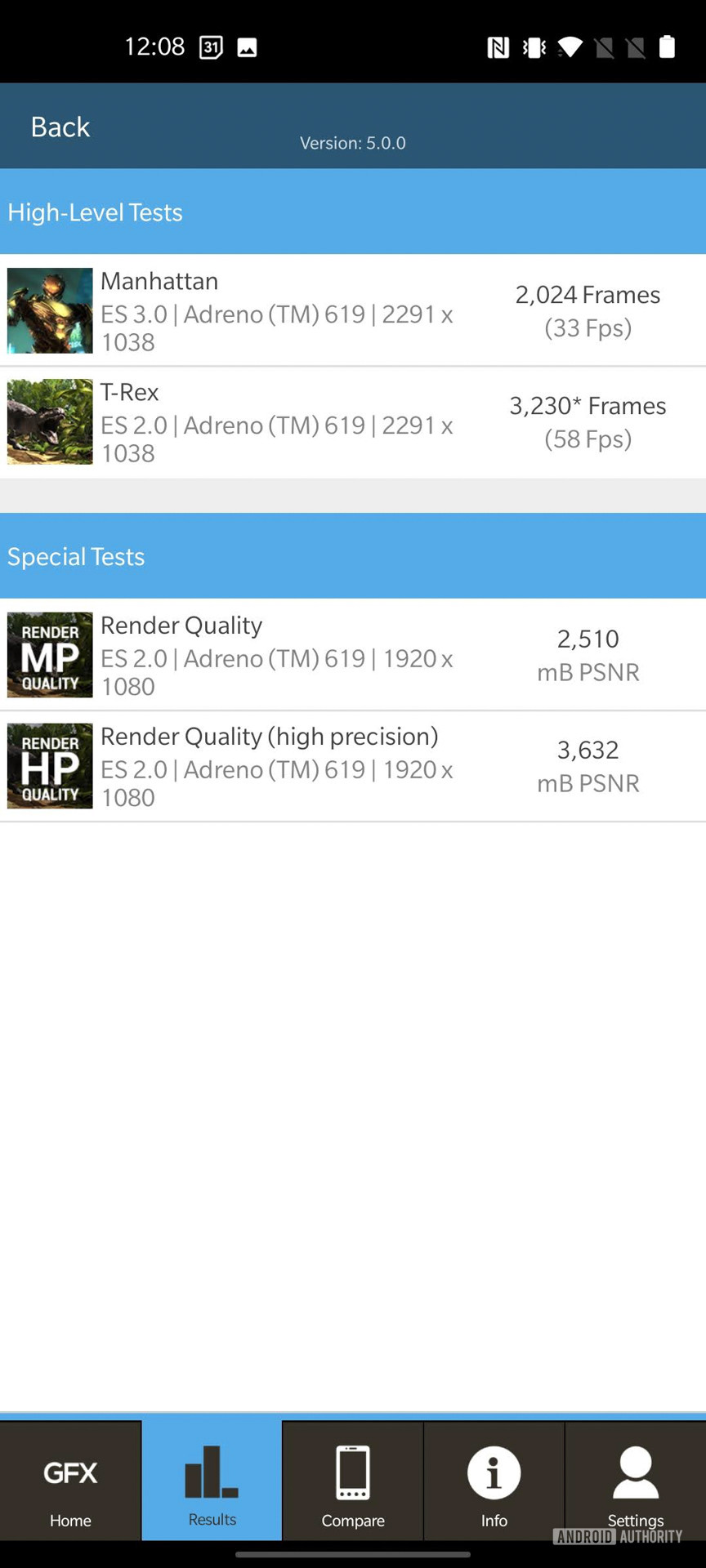 OnePlus Nord N10 5G GFXBench