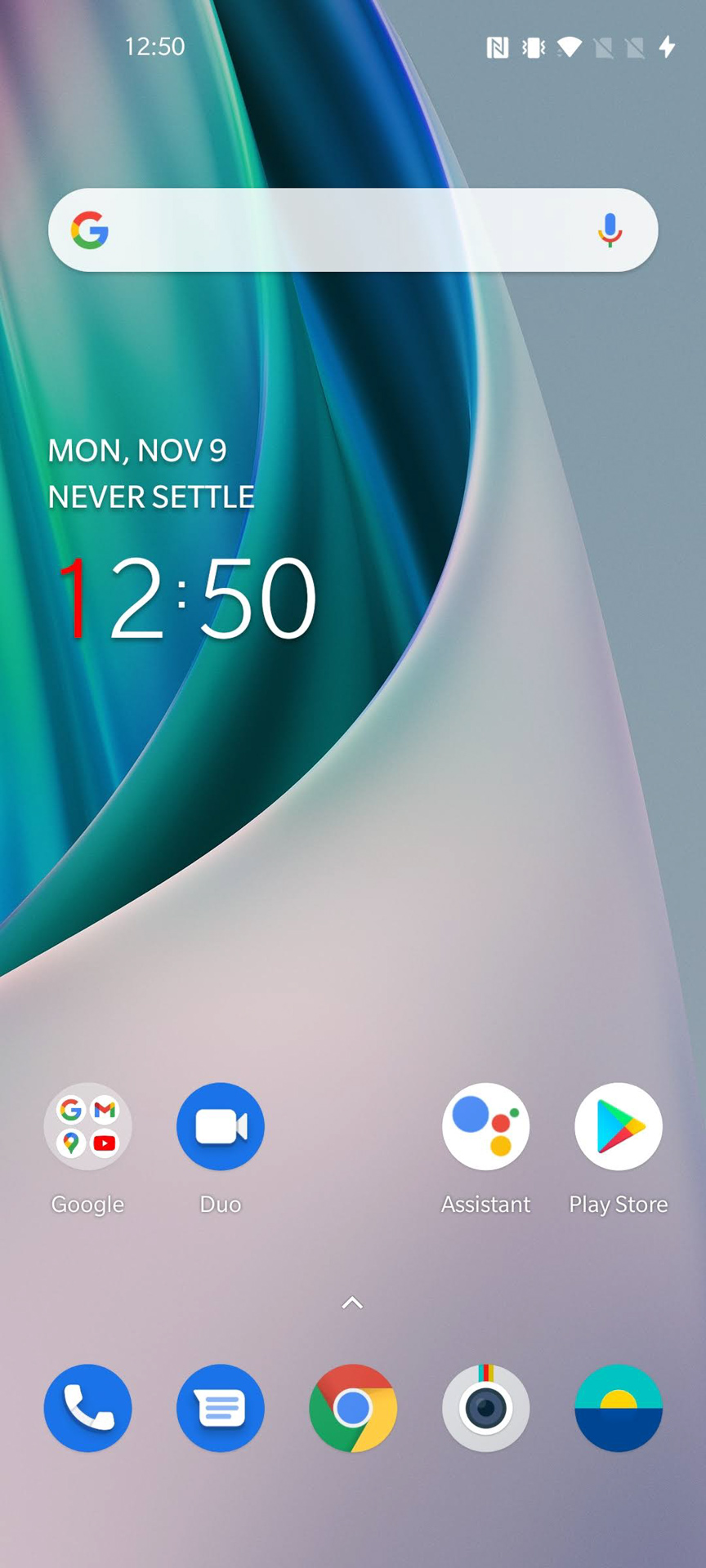 OnePlus Nord N10 5G home screen