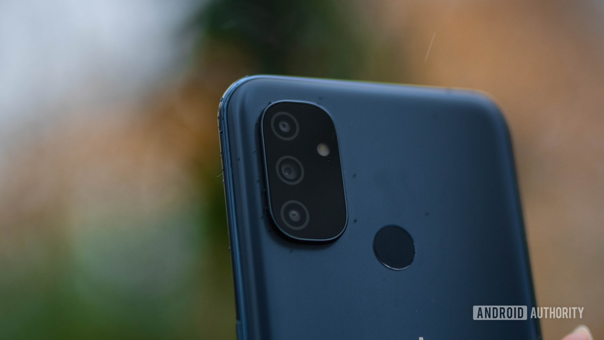 OnePlus Nord N100 close up of the camera