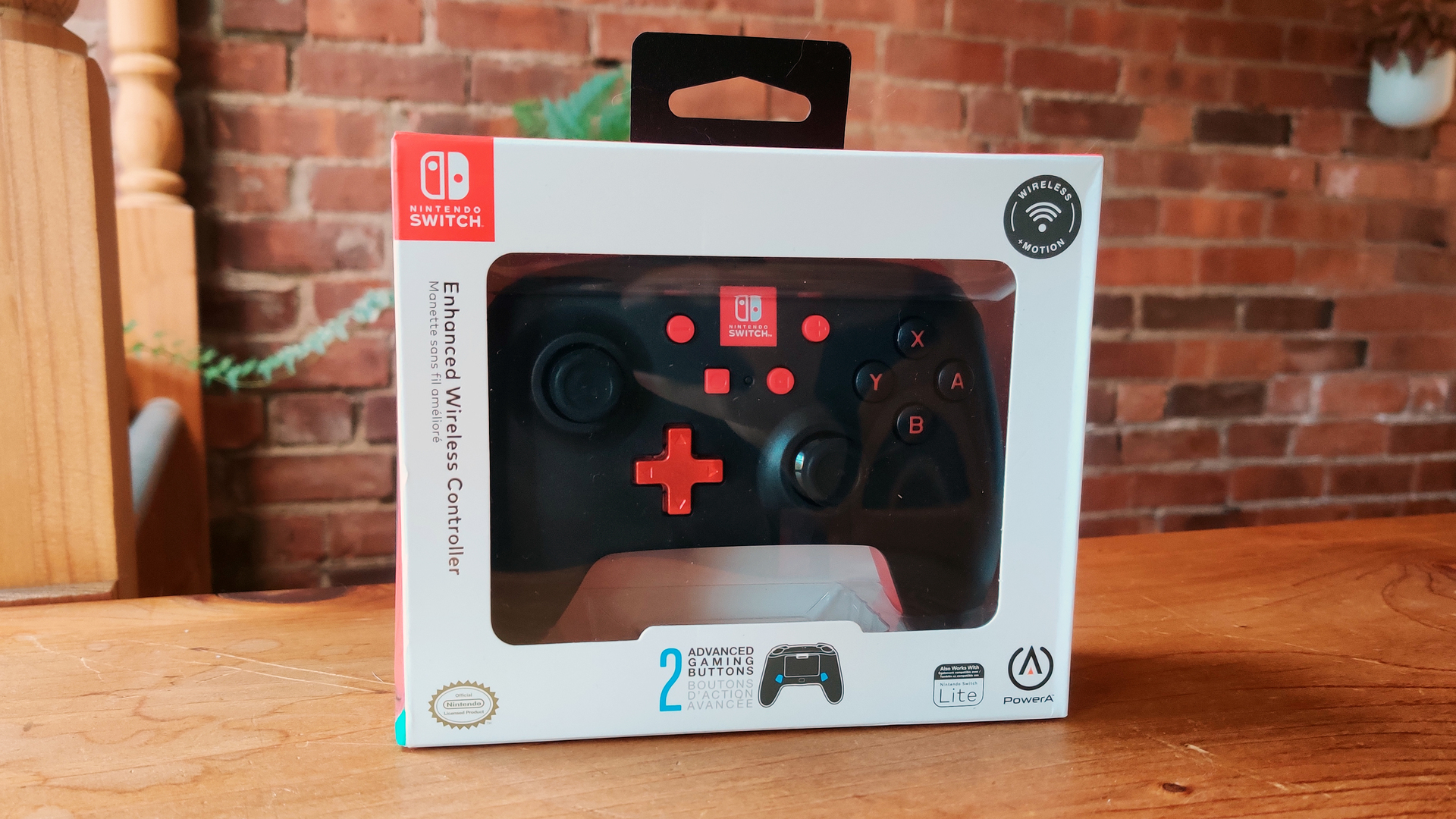 PowerA Enhanced Wireless Controller for Nintendo Switch in box