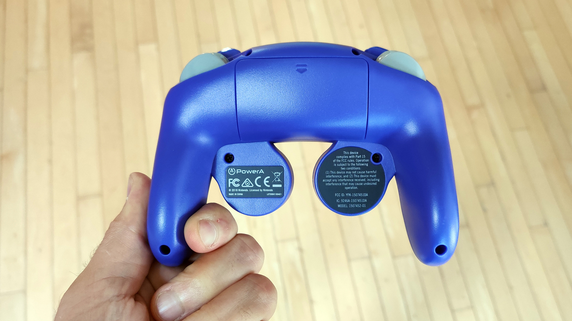 PowerA GameCube Wireless Controller for Nintendo Switch Review Controller Bottom
