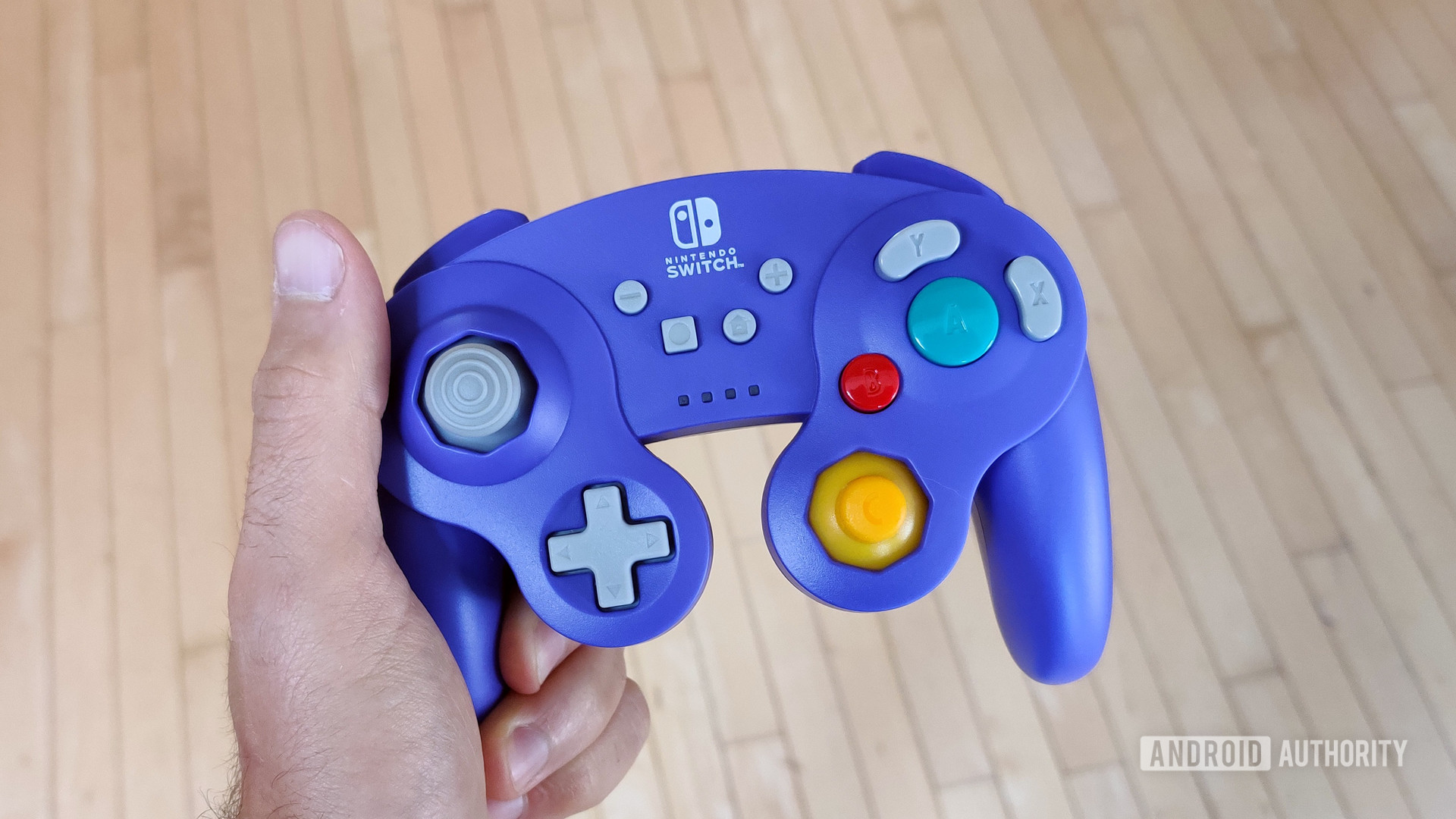 PowerA GameCube Wireless Controller for Nintendo Switch Review Controller In Hand