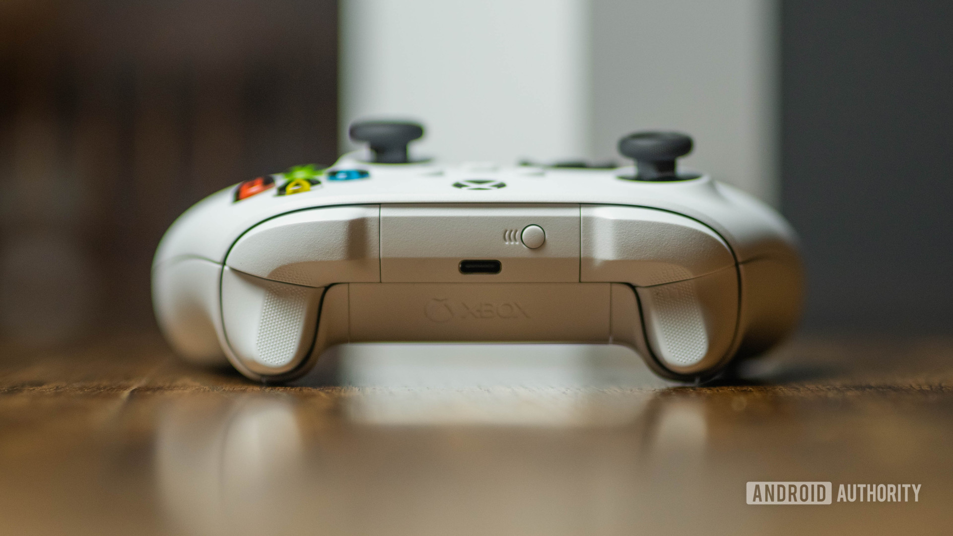 Vista superior del controlador S de la serie Xbox