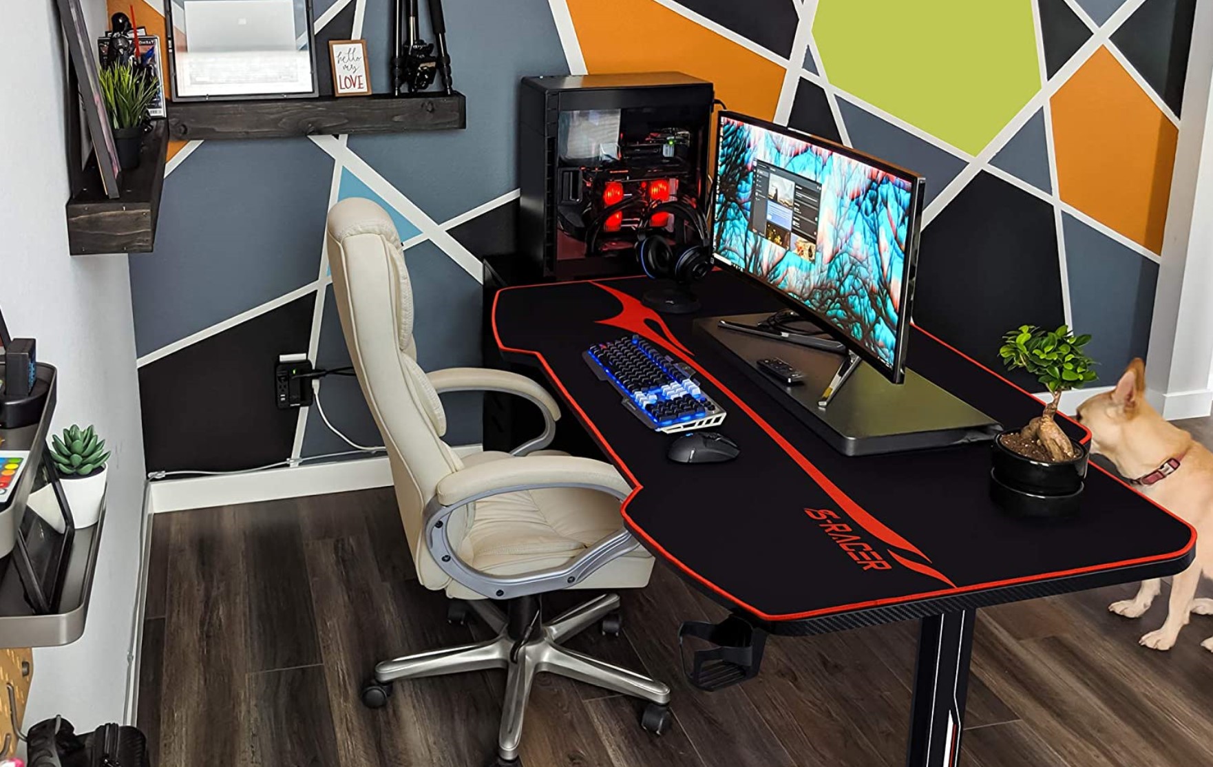 gaming desk feature