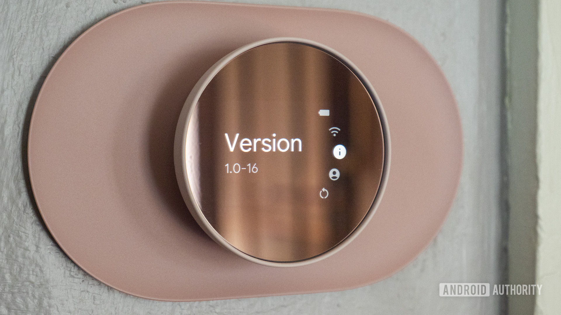 Versión del software de revisión del termostato Google Nest