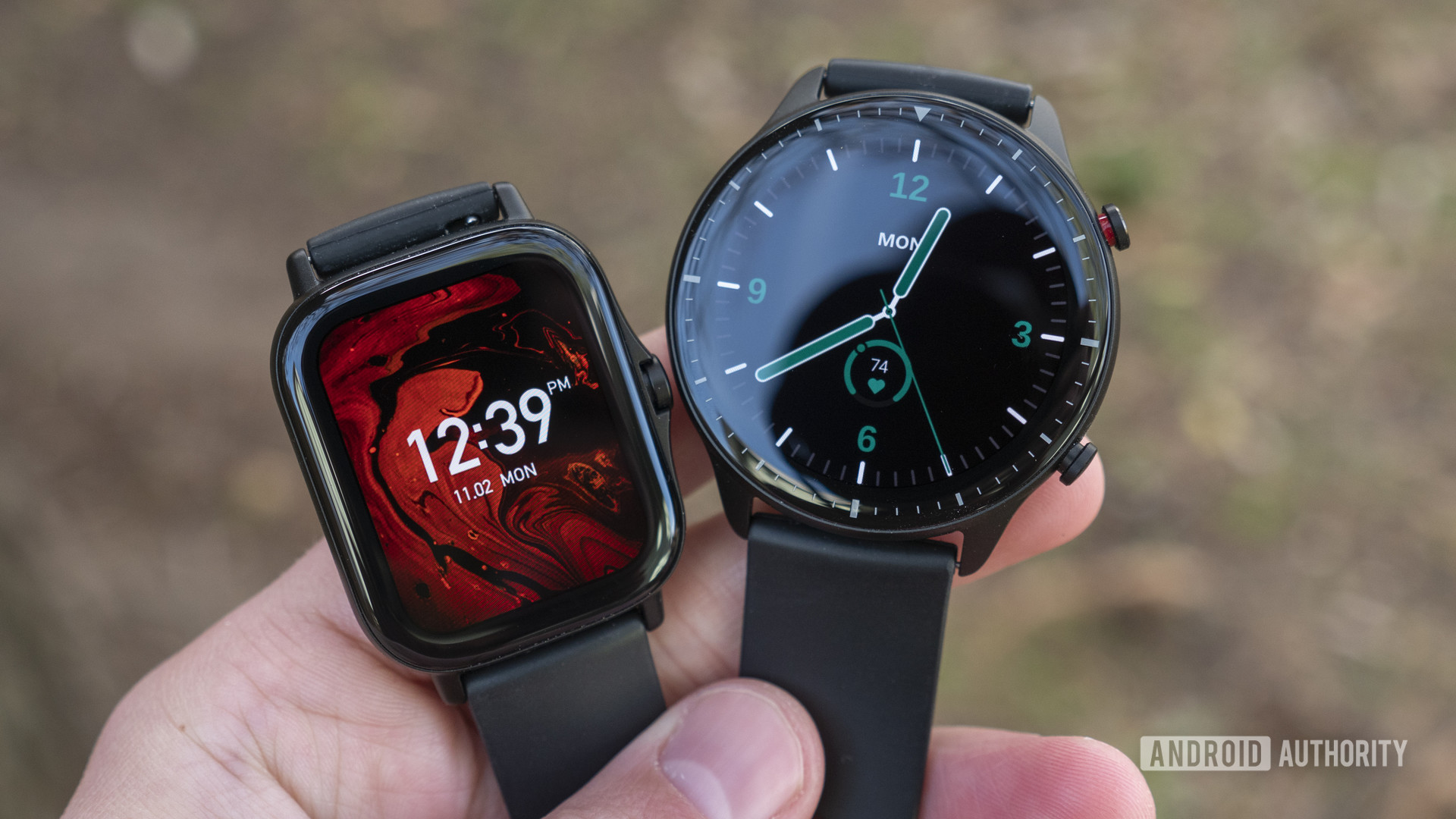 huami amazfit gts 2 and gtr 2 review in hand display design