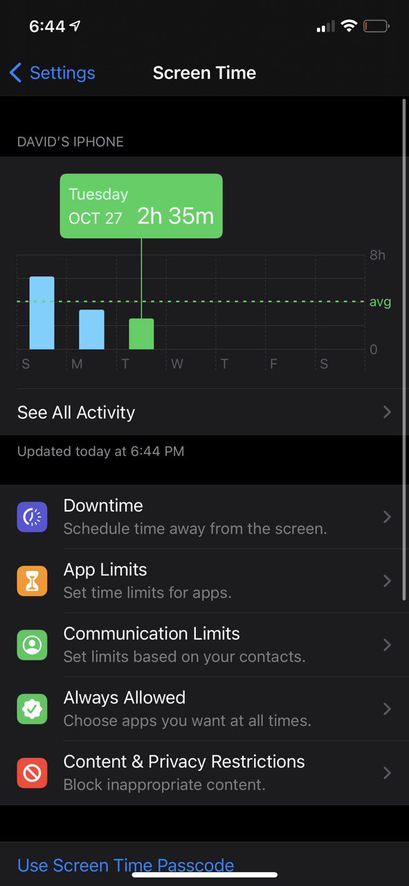 iPhone 12 Pro Battery screenshot 2