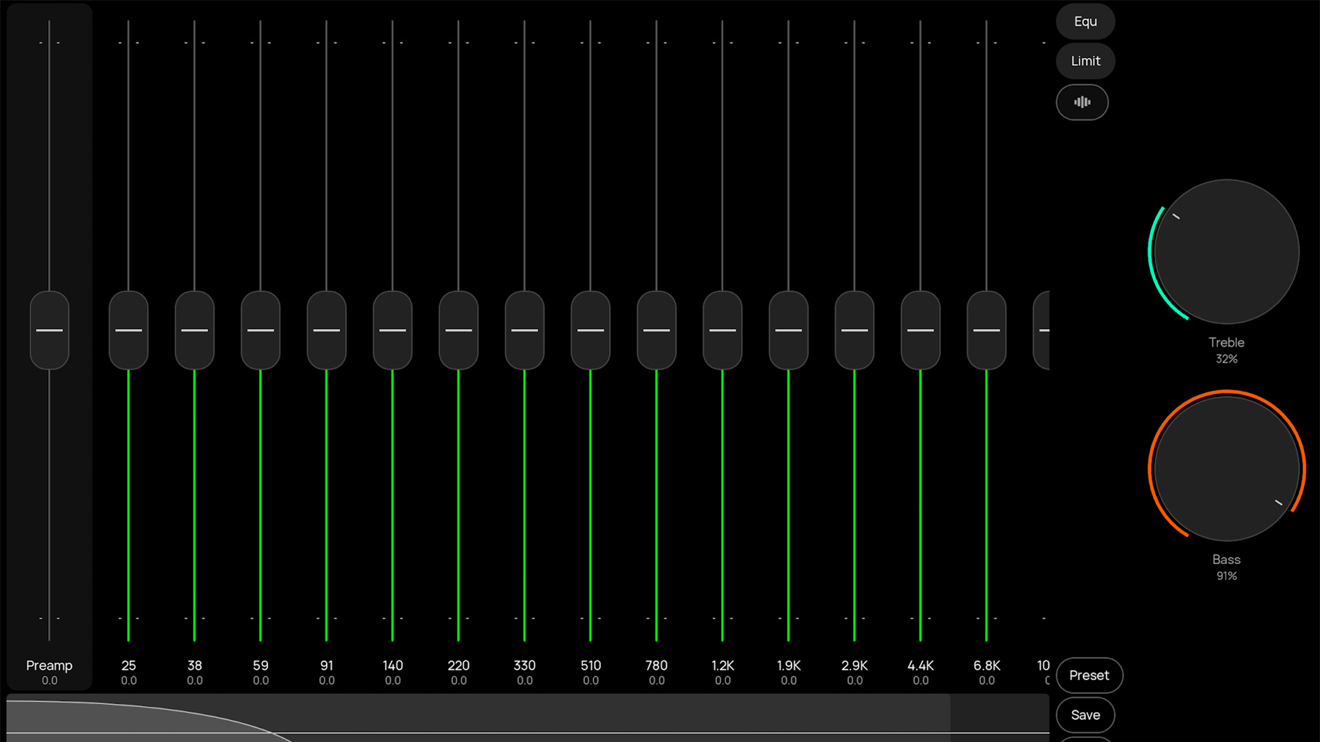 AAW Poweramp Equalizer screenshot