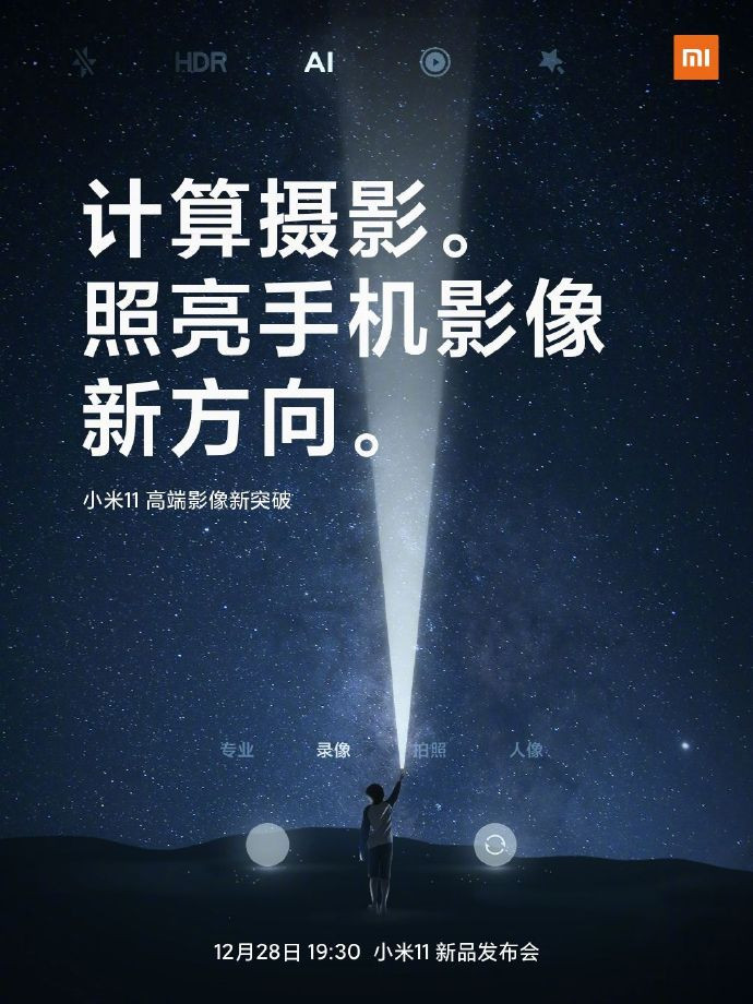 Xiaomi Mi 11 computational photography mydrivers