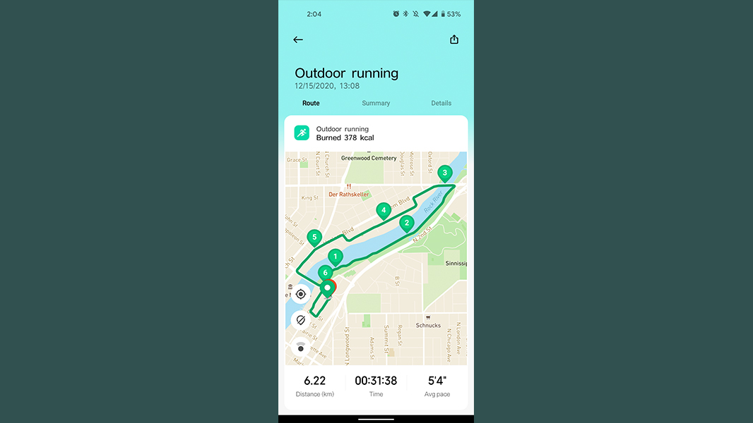 xiaomi mi watch review gps outdoor running performance