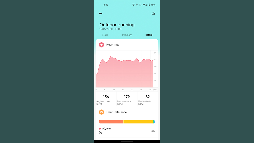 xiaomi mi watch review heart rate sensor data