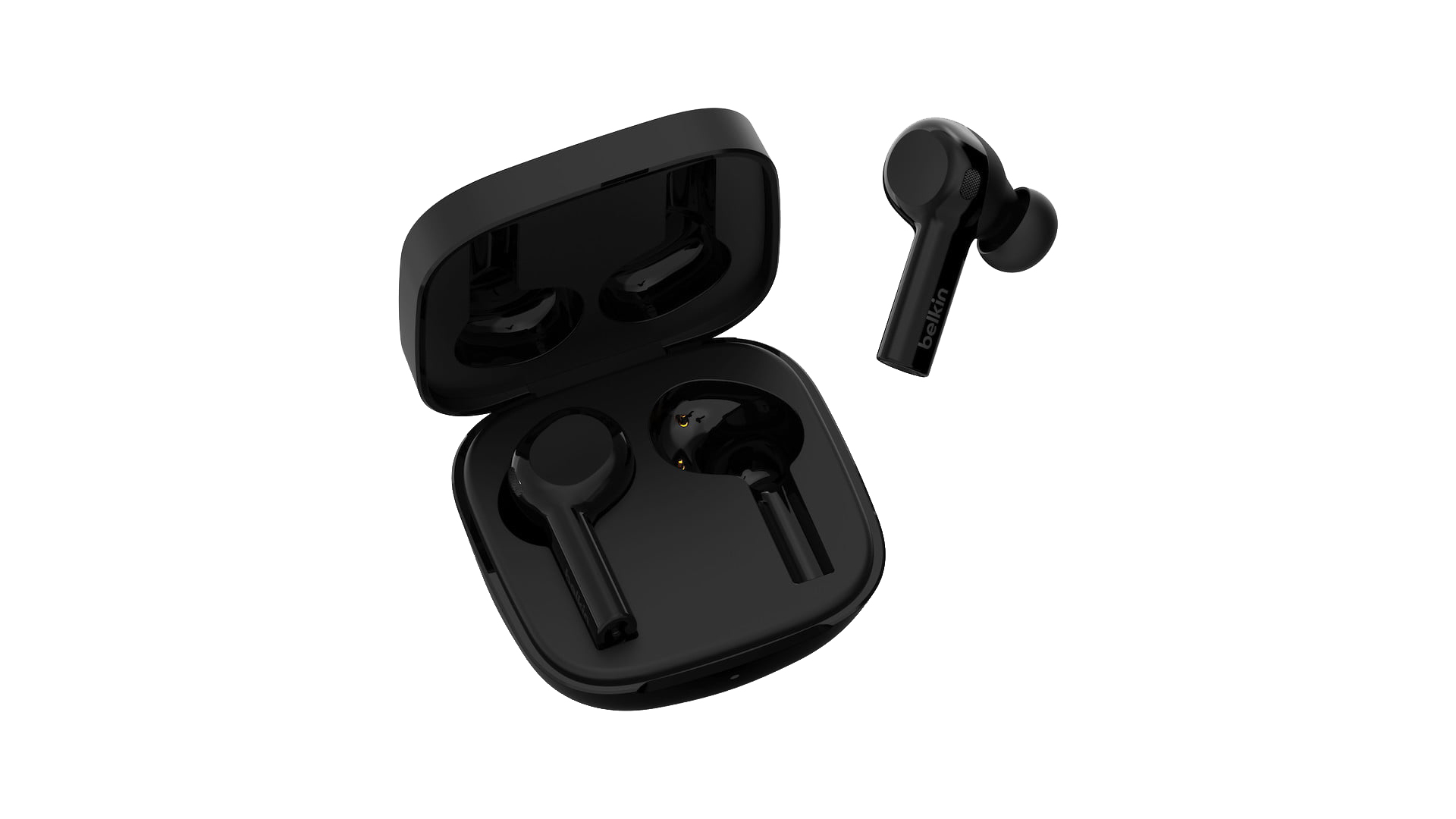 Belkin SOUNDFORM Freedom in black on a white background