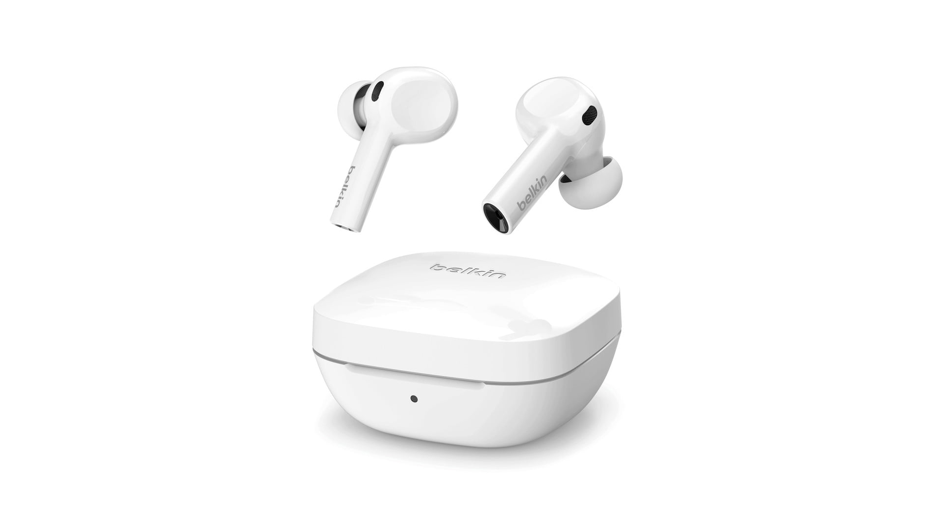 Belkin SOUNDFORM Freedom in white on a white background