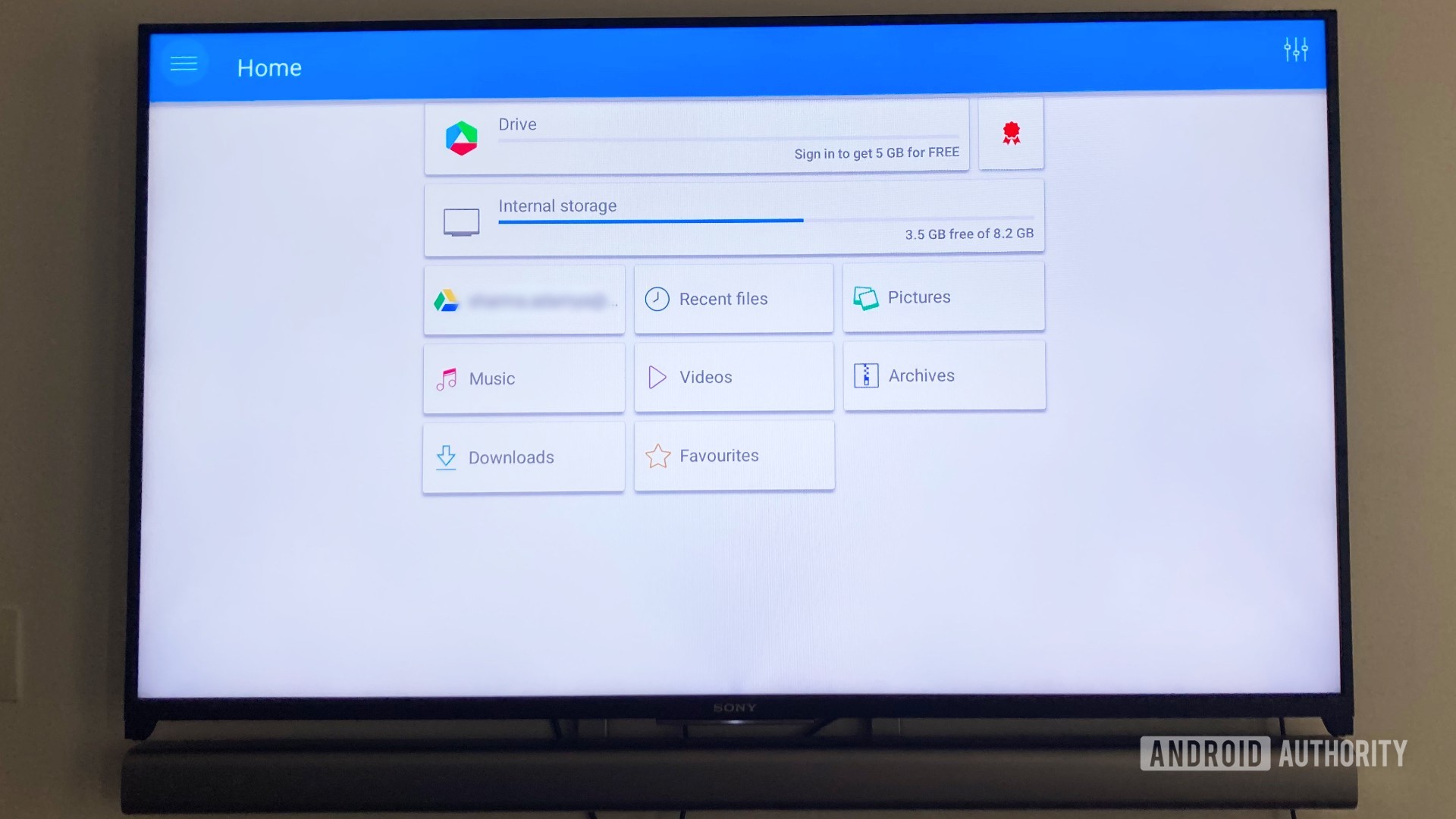 File Commander App On Android TV 2