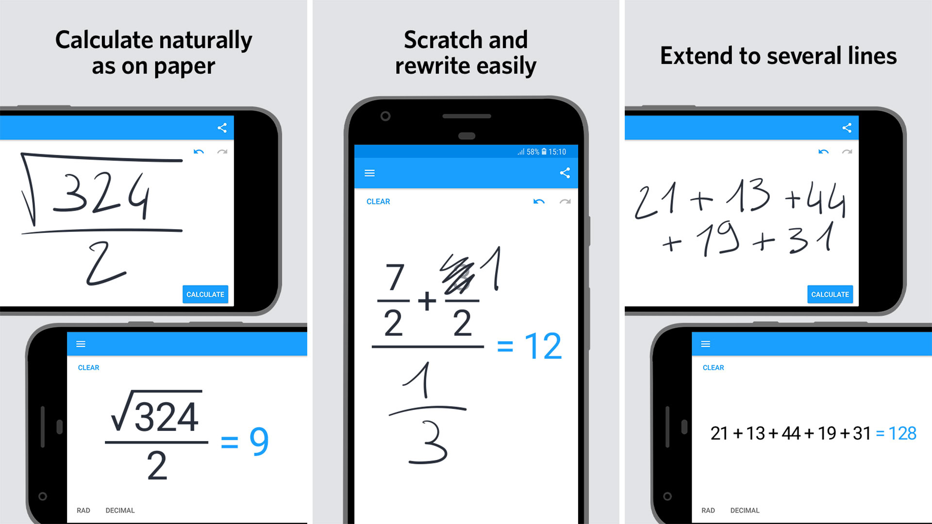 MyScript Calculator 2 screenshot 2022