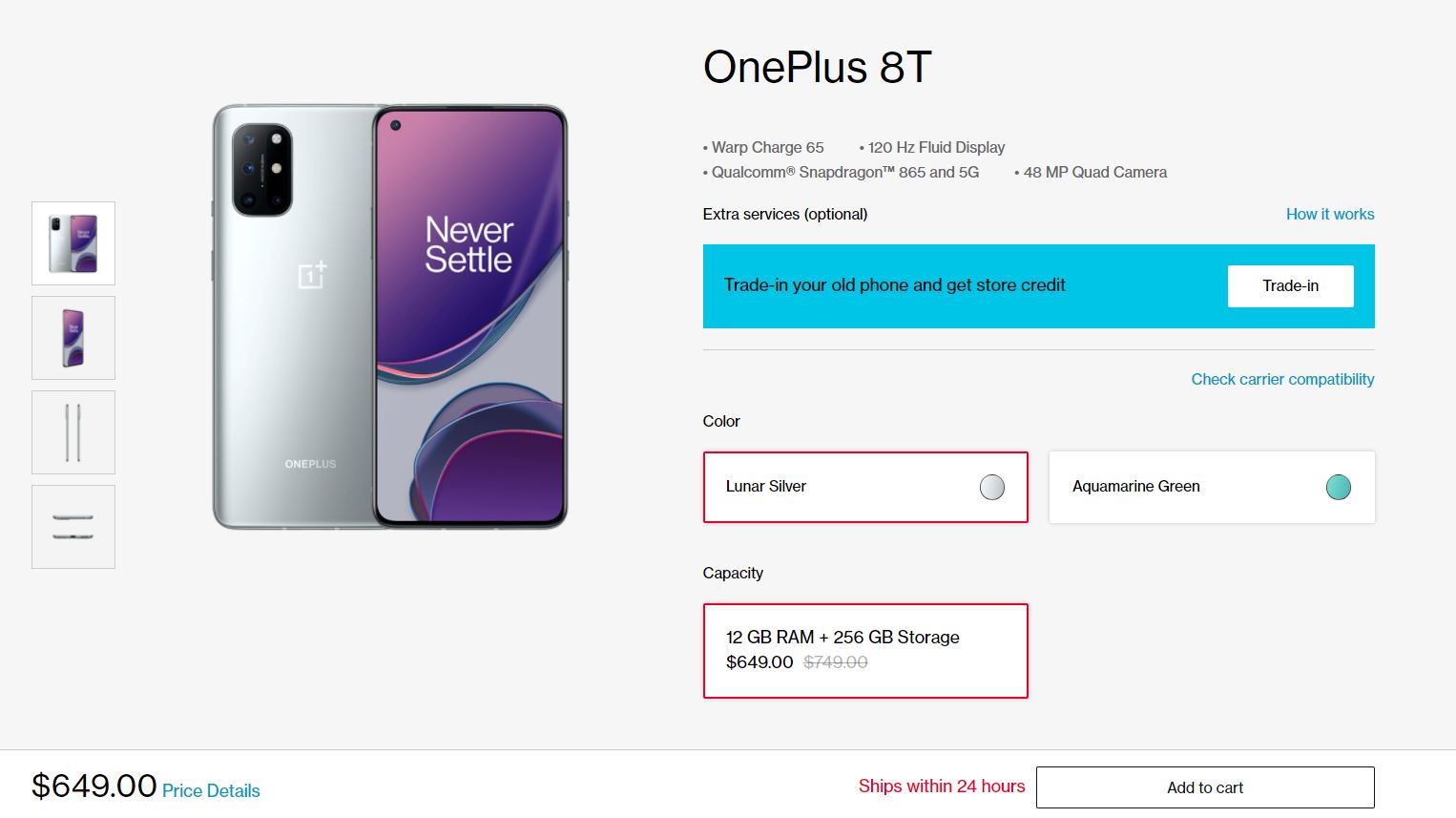 OnePlus 8T Deal