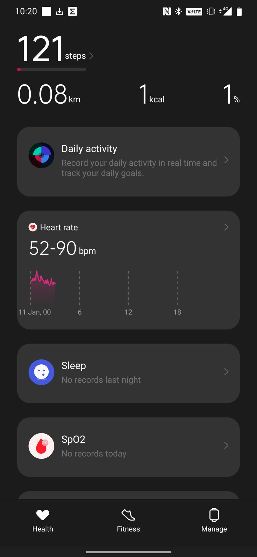 OnePlus Band review health app 01