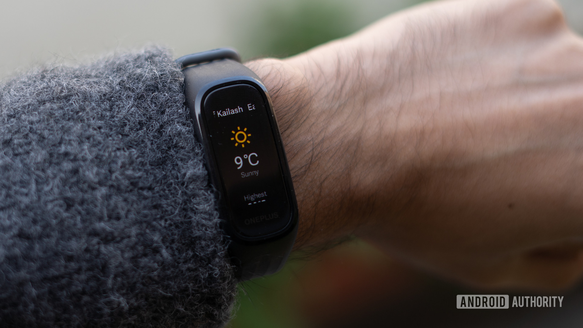 OnePlus Band review weather app