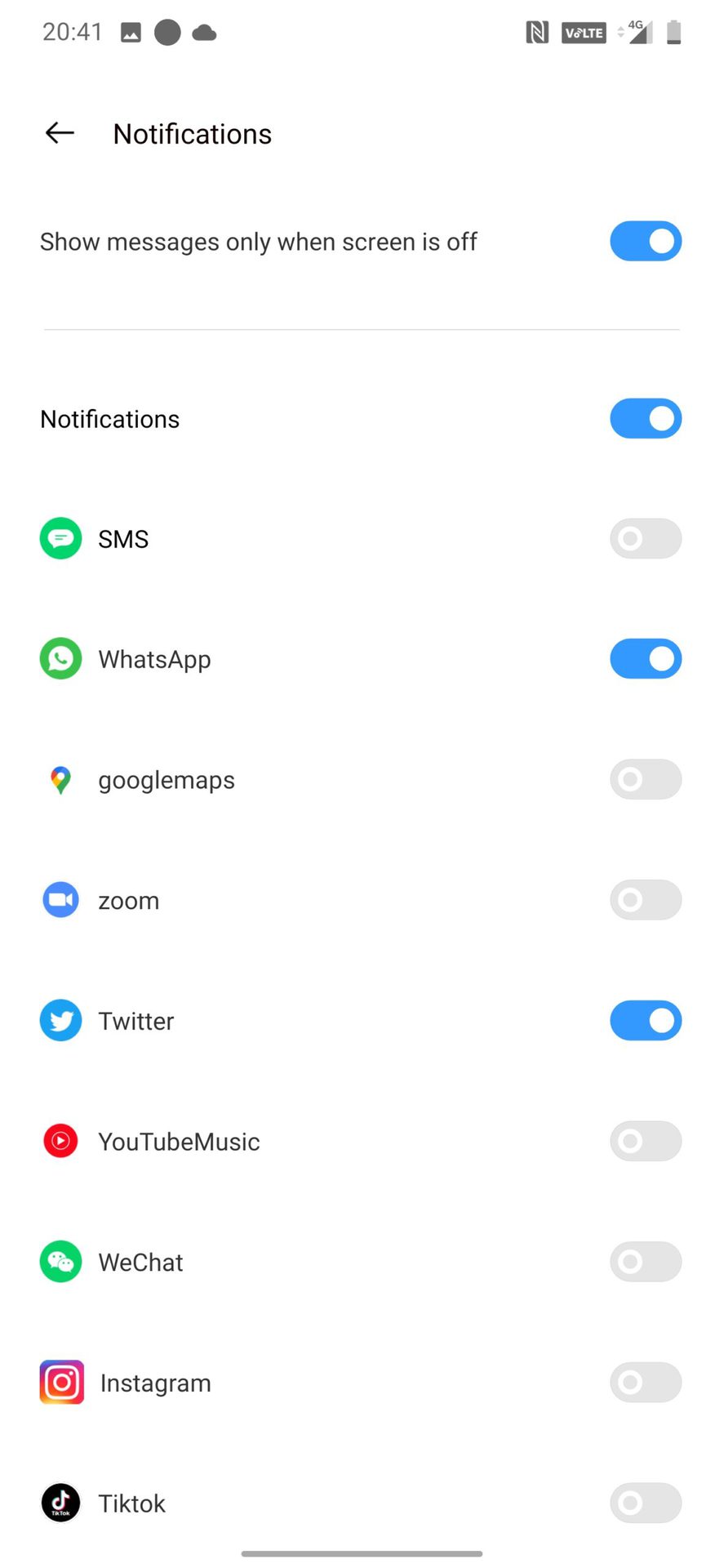 realme Watch S Pro notifications