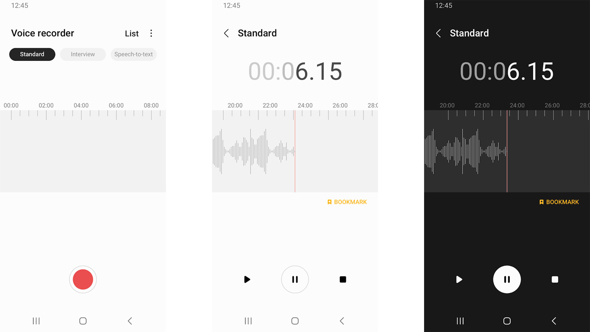 Samsung Voice Recorder screenshot 2022