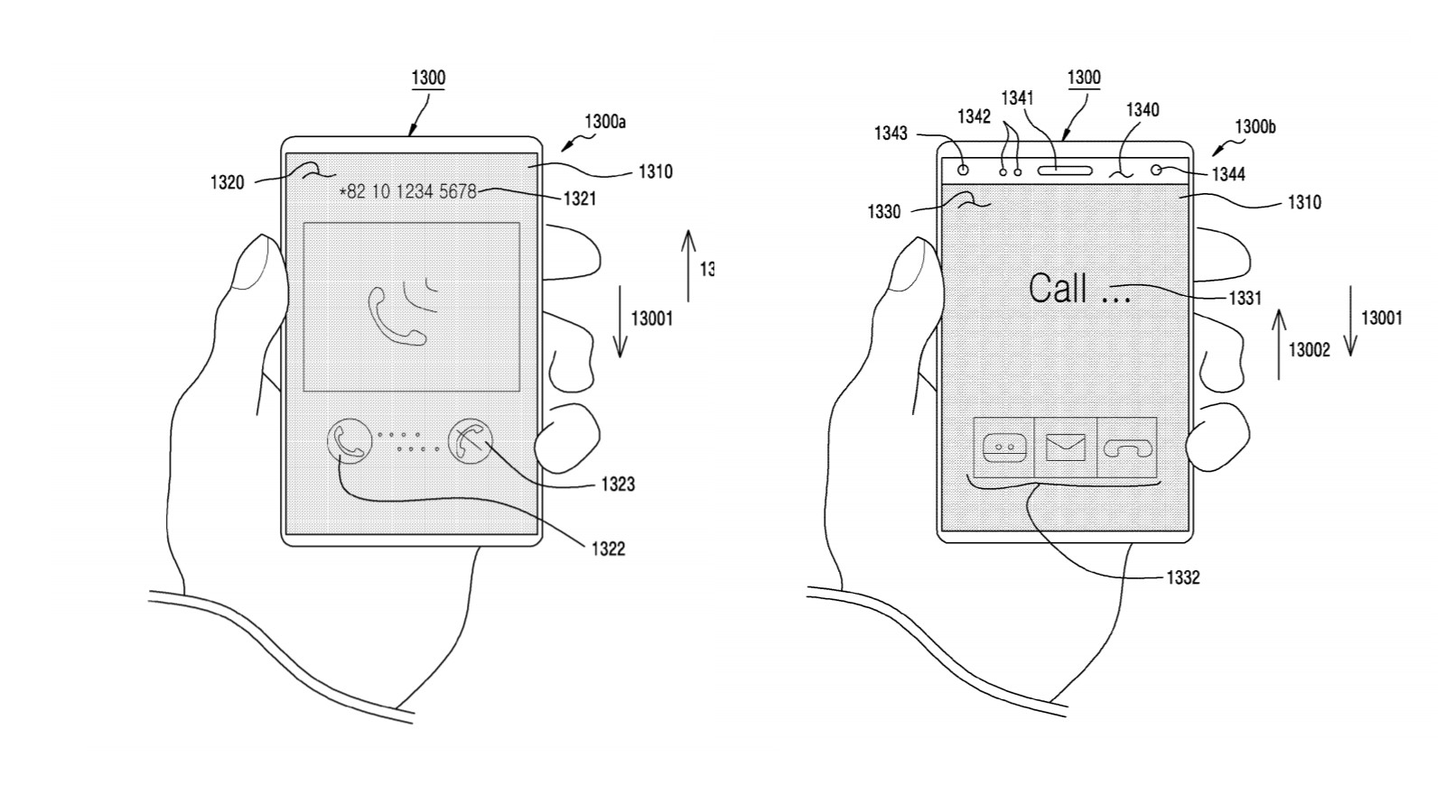 samsung patent sliding screen