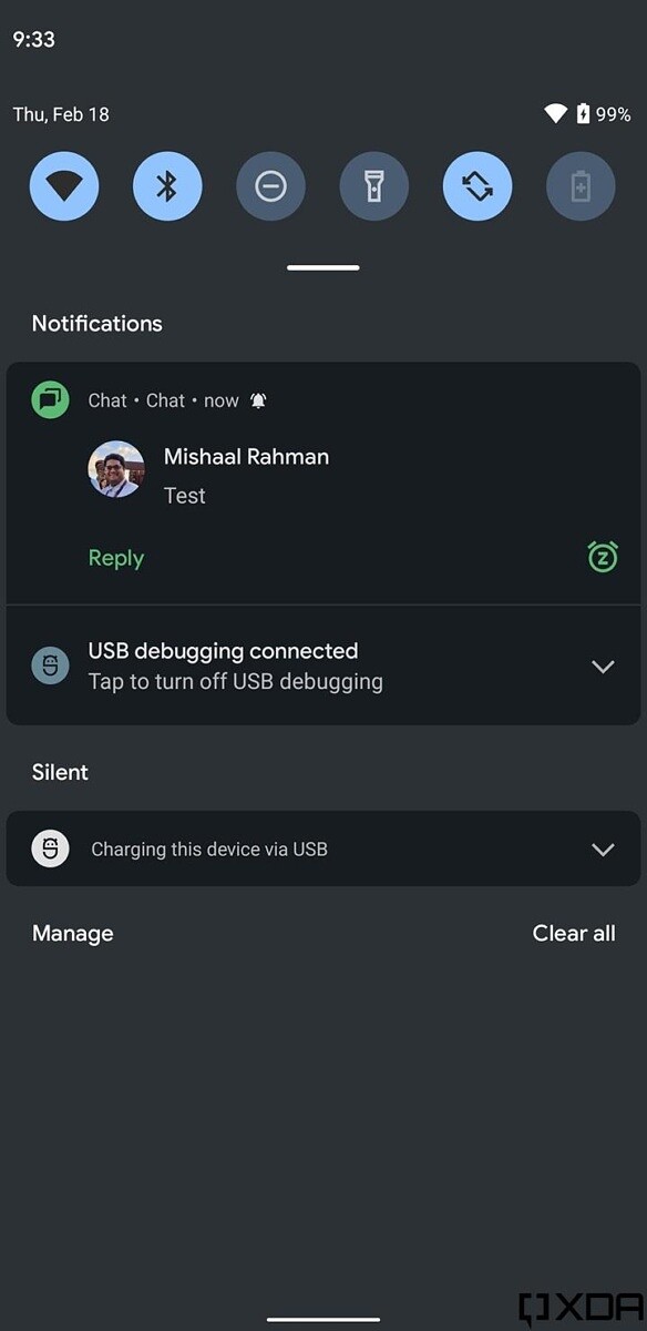 Android 12 UI Changes Notification Panel Leaked 2